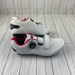 NEW Bucklos B718 Cycling Shoes W Cleats For Pelaton Bike, Size 6.5